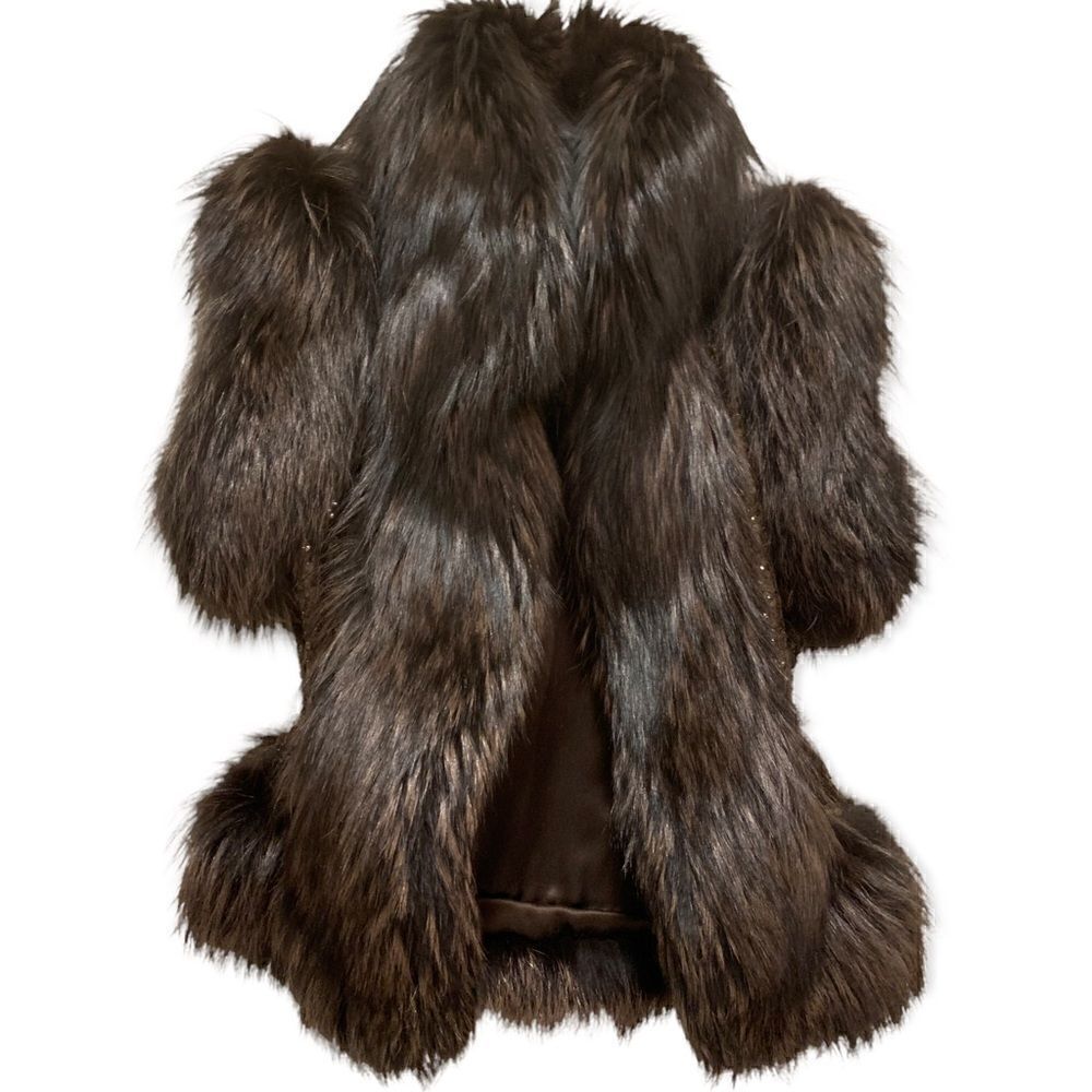 ❤️SOLD❤️MICHAEL KORS Short Sleeve Genuine Fur Vest